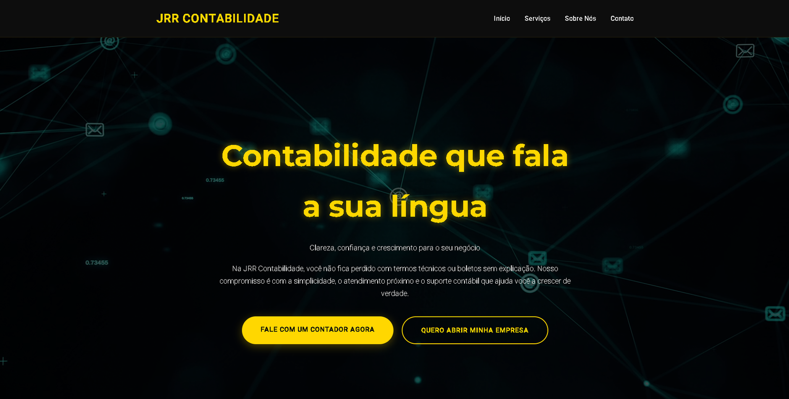 Preview do site JRR Contabilidade